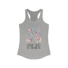 The Diabuddies Store Blossoming Strong, Living with Diabetes (French) Tank Blossoming Strong, Living with Diabetes (French) Tank: Wear your strength proudly! Our "S'épanouir avec force, vivre avec le diabète" tank is a beautiful reminder of your inner pow