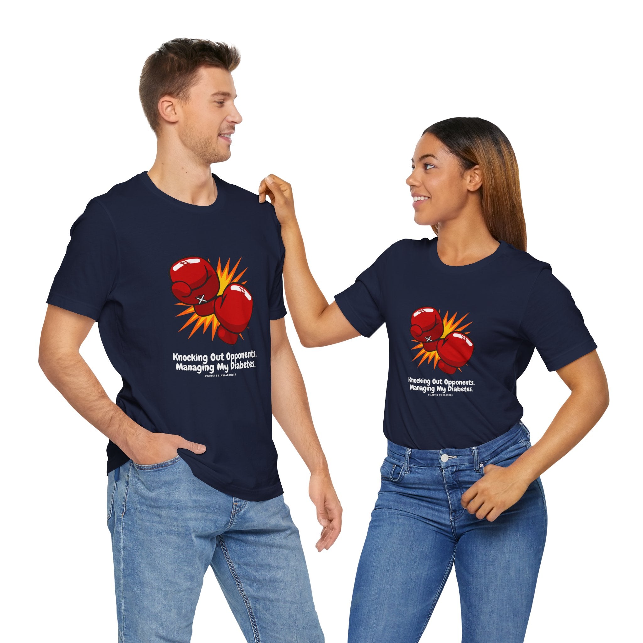 Diabetes & Boxing - Unisex Tee The Diabuddies Store T-Shirts $22.50