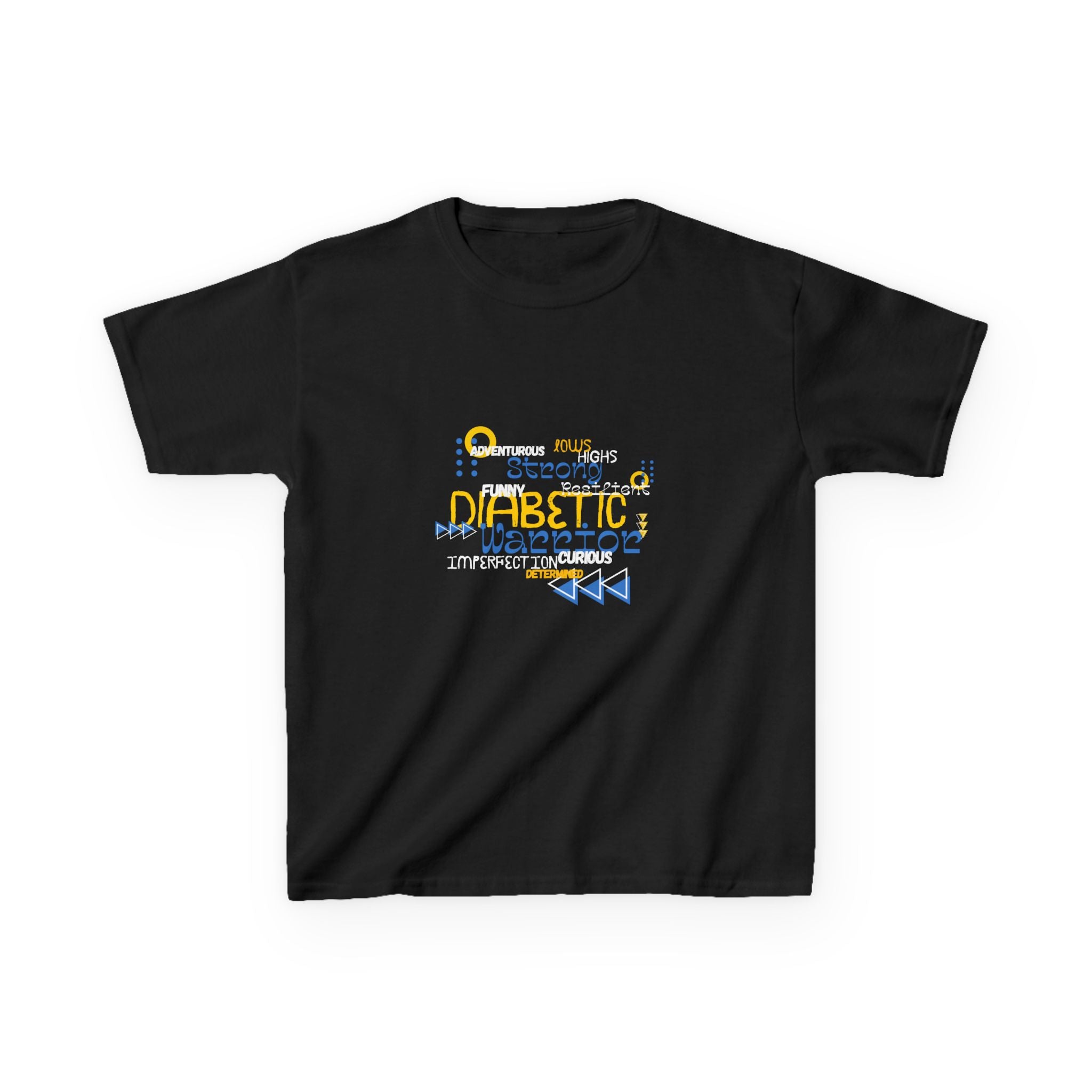 The Diabuddies Store Uplifted & Unleashed - Kids Tee Uplifted & Unleashed - Kids Tee: Embrace your strength, defy the odds. The "Uplifted & Unleashed" Kids Tee is more than just a Tee; it's a vibrant testament to the diabetic warrior within. T-Shirts $17.