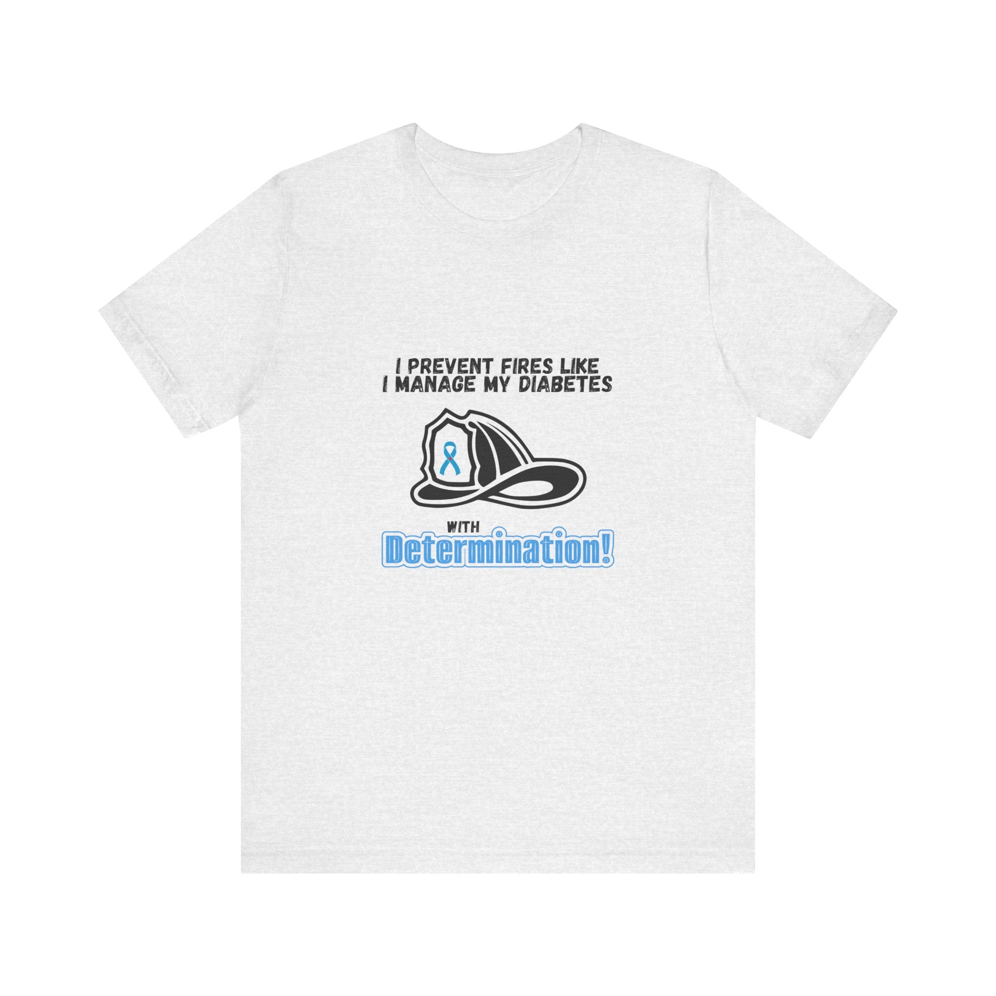 The Diabuddies Store Diabetes & Fire Prevention - Unisex Tee Diabetes & Fire Prevention - Unisex Tee: For the unsung heroes who dedicate their lives to keeping communities safe, while diligently managing their own health. Our Unisex Tee is designed specif
