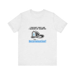 The Diabuddies Store Diabetes & Fire Prevention - Unisex Tee Diabetes & Fire Prevention - Unisex Tee: For the unsung heroes who dedicate their lives to keeping communities safe, while diligently managing their own health. Our Unisex Tee is designed specif