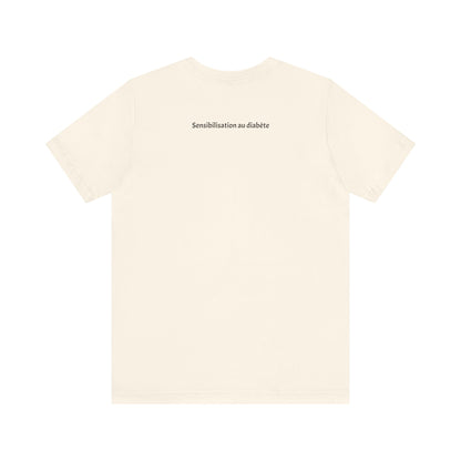 Blood Sugar's Arch Nemesis: The Burger (French) - Unisex Tee The Diabuddies Store T-Shirts $25.00