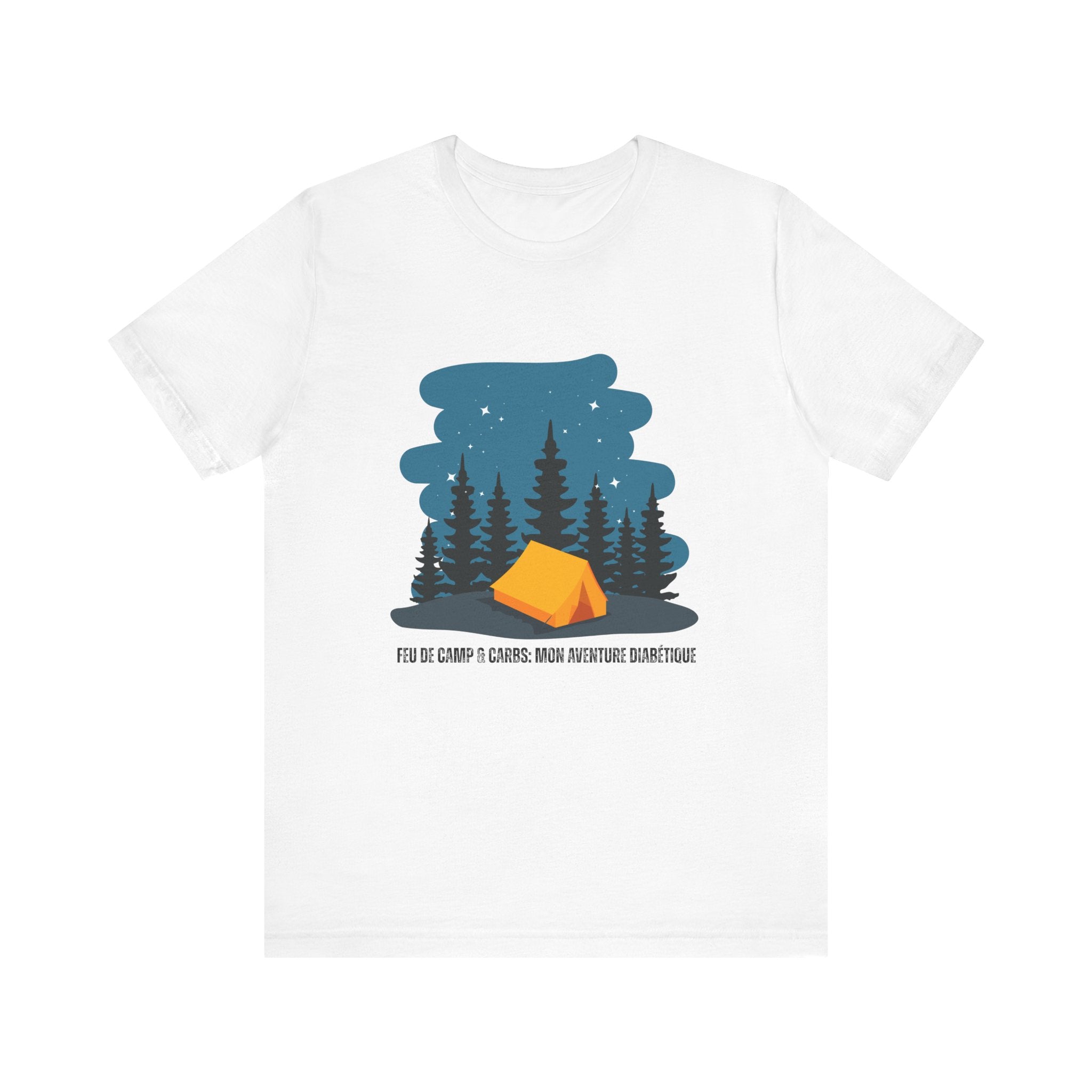 Campfire & Carbs! (French) - Unisex Tee The Diabuddies Store T-Shirts $22.50
