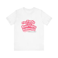 Proud Aunt of a Diabetic Warrior (French/Niece) - Unisex Tee The Diabuddies Store T-Shirts $22.50