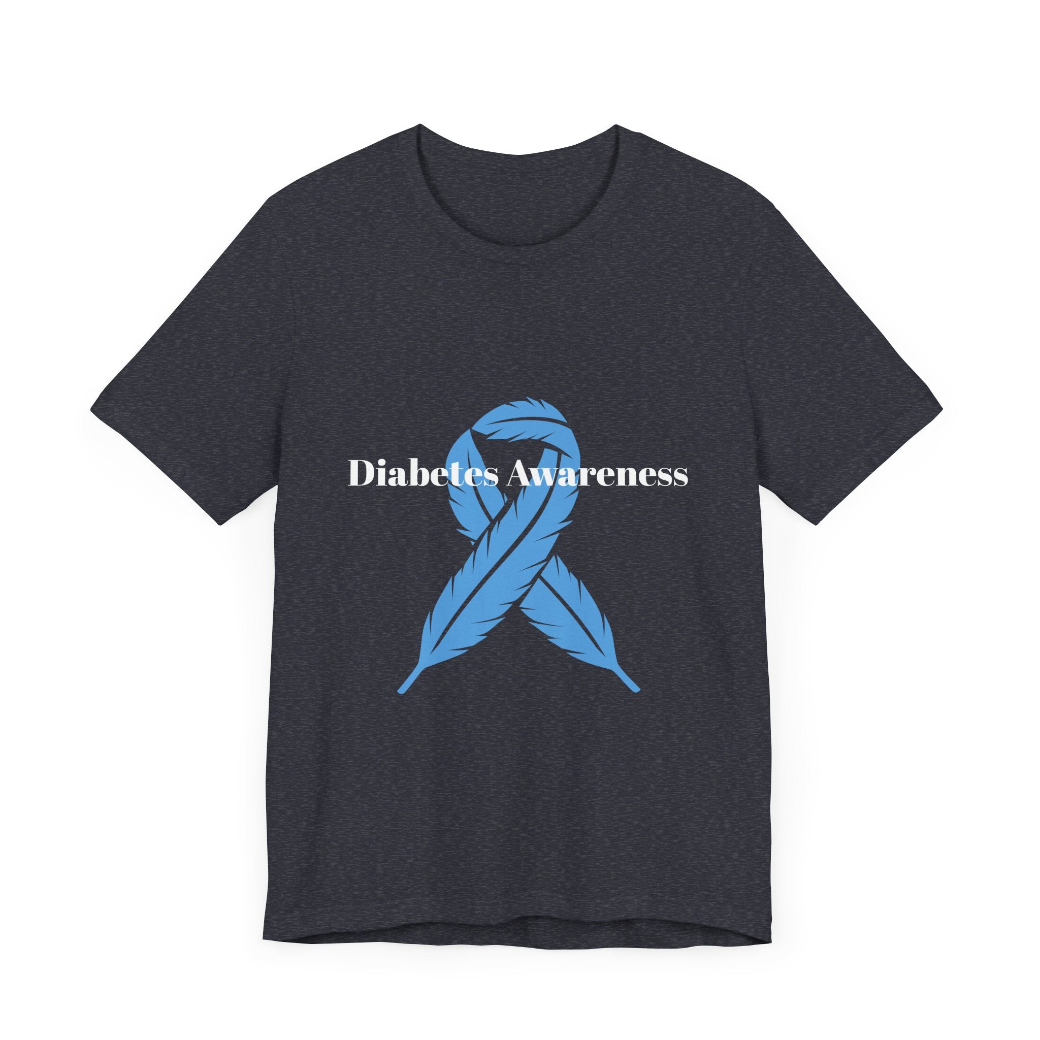 Feather, Blue Ribbon - Unisex Tee The Diabuddies Store T-Shirts $22.38