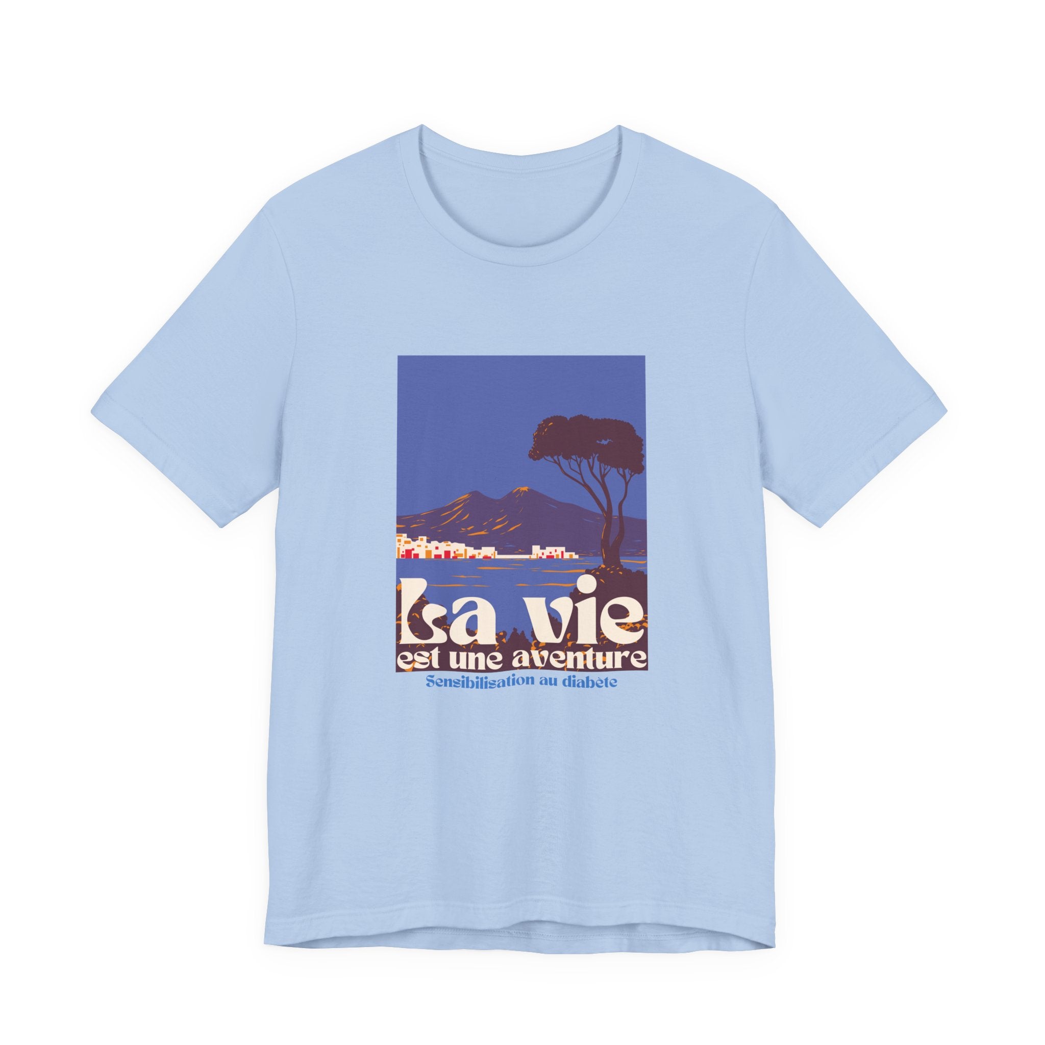 Life is an Adventure, Ocean View (French) - Unisex Tee The Diabuddies Store T-Shirts $22.50