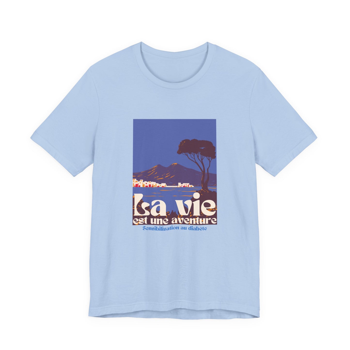 Life is an Adventure, Ocean View (French) - Unisex Tee The Diabuddies Store T-Shirts $22.50