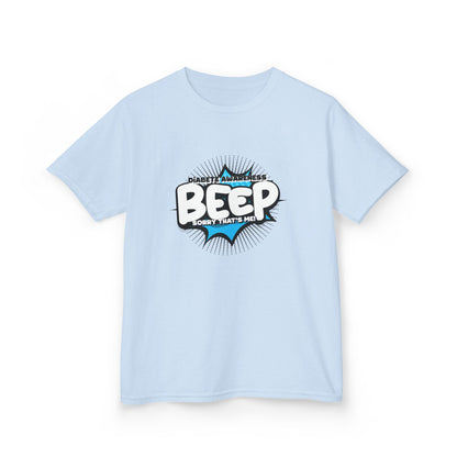 The Diabuddies Store Beep! Sorry that's me! - Kids Tee Beep! Sorry that's me! - Kids Tee: This playful tee is perfect for the little one who's full of energy and charm. The fun design features the word "beep" and the phrase "Sorry, that's me!", a cute and