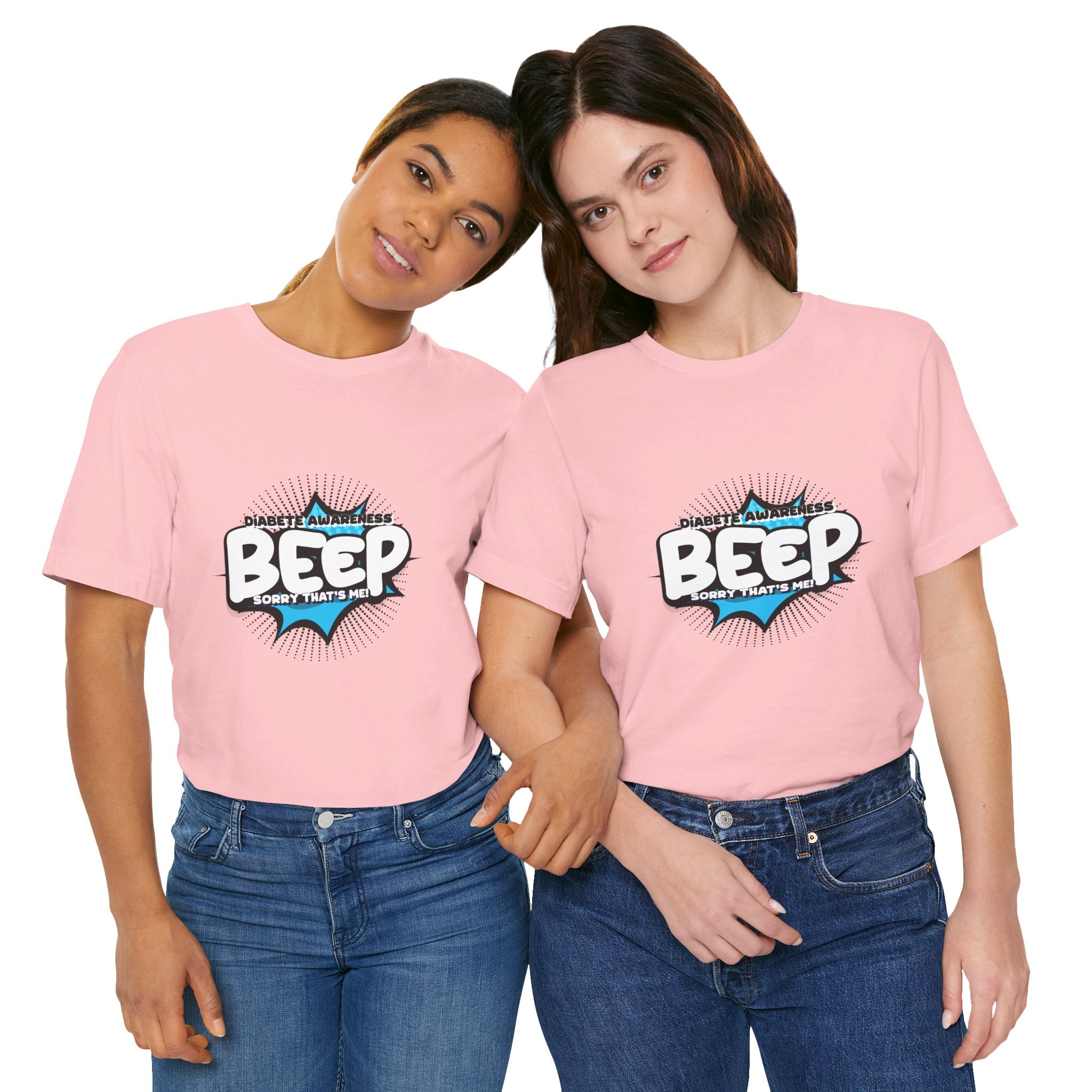 The Diabuddies Store BEEP - Sorry it's me! - Unisex Tee BEEP - Sorry it's me! - Unisex Tee: Always making an entrance? The delightful disruptor! Embrace the constant buzz of life in comfort and style! T-Shirts $30.27