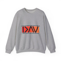 The Diabuddies Store Greater than (French/Orange) - Unisex Sweatshirt Greater than (French/Orange) - Unisex Sweatshirt: Rise above and wrap yourself in strength with the "Greater Than (French/Orange)" Unisex Sweatshirt! Sweatshirts $35.70
