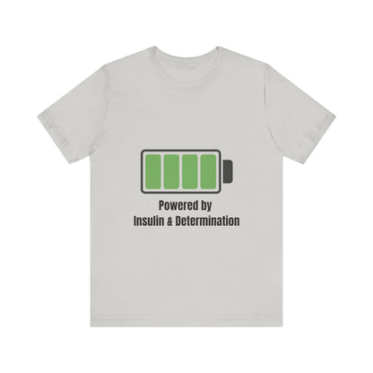 Powered By Insulin - Unisex Tee The Diabuddies Store T-Shirts $24.25