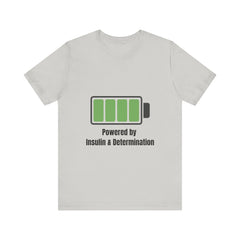 Powered By Insulin - Unisex Tee The Diabuddies Store T-Shirts $24.25