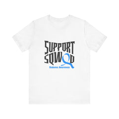 The Diabuddies Store T1D Support Squad - Unisex Tee T1D Support Squad - Unisex Tee: Join the T1D Support Squad! A soft, comfy tee for anyone showing love and solidarity for the T1D warrior in their life. T-Shirt Awareness clothing,Casual Wear,Diabetes,Dia