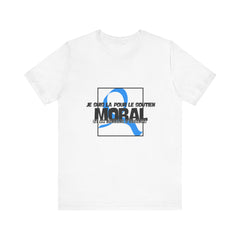 The Diabuddies Store Moral Support and Emergency Candy (French) - Unisex Tee Moral Support and Emergency Candy (French) - Unisex Tee: Being a friend to someone with diabetes means being ready for anything – from offering a listening ear to, well, having s