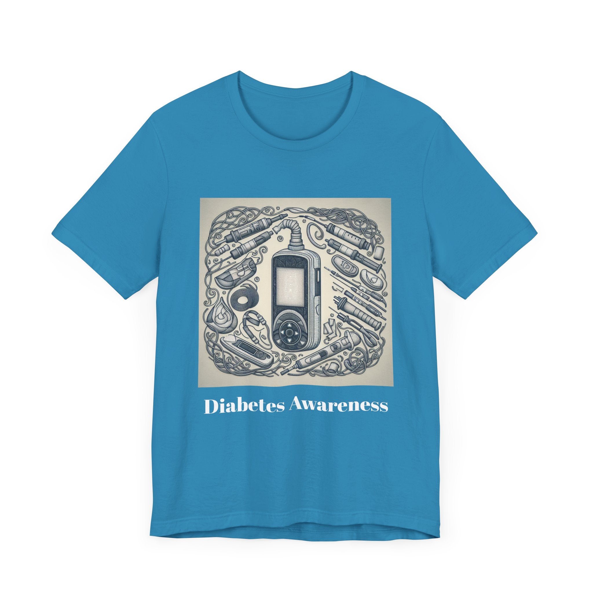 Diabetic Pump Supplies - Unisex Tee The Diabuddies Store T-Shirts $22.38