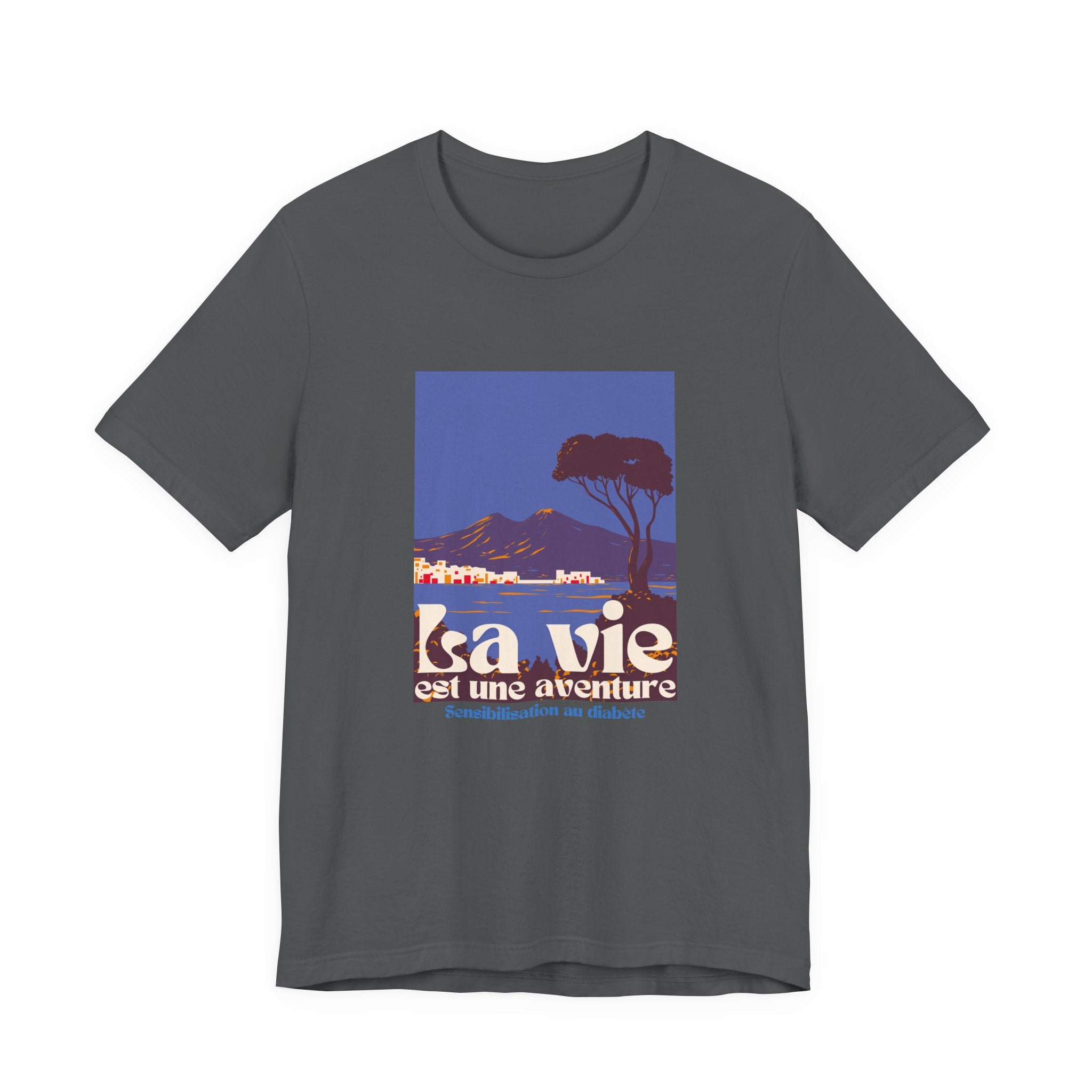 Life is an Adventure, Ocean View (French) - Unisex Tee The Diabuddies Store T-Shirts $22.50