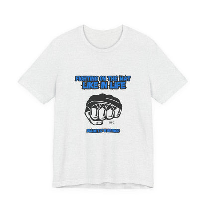 The Diabuddies Store Diabetes Awareness & UFC - Unisex Tee Diabetes Awareness & UFC - Unisex Tee: "Fighting on the Mat like in Life. Diabetic Warrior." Conquer every challenge with this powerful unisex tee. T-Shirts $30.27