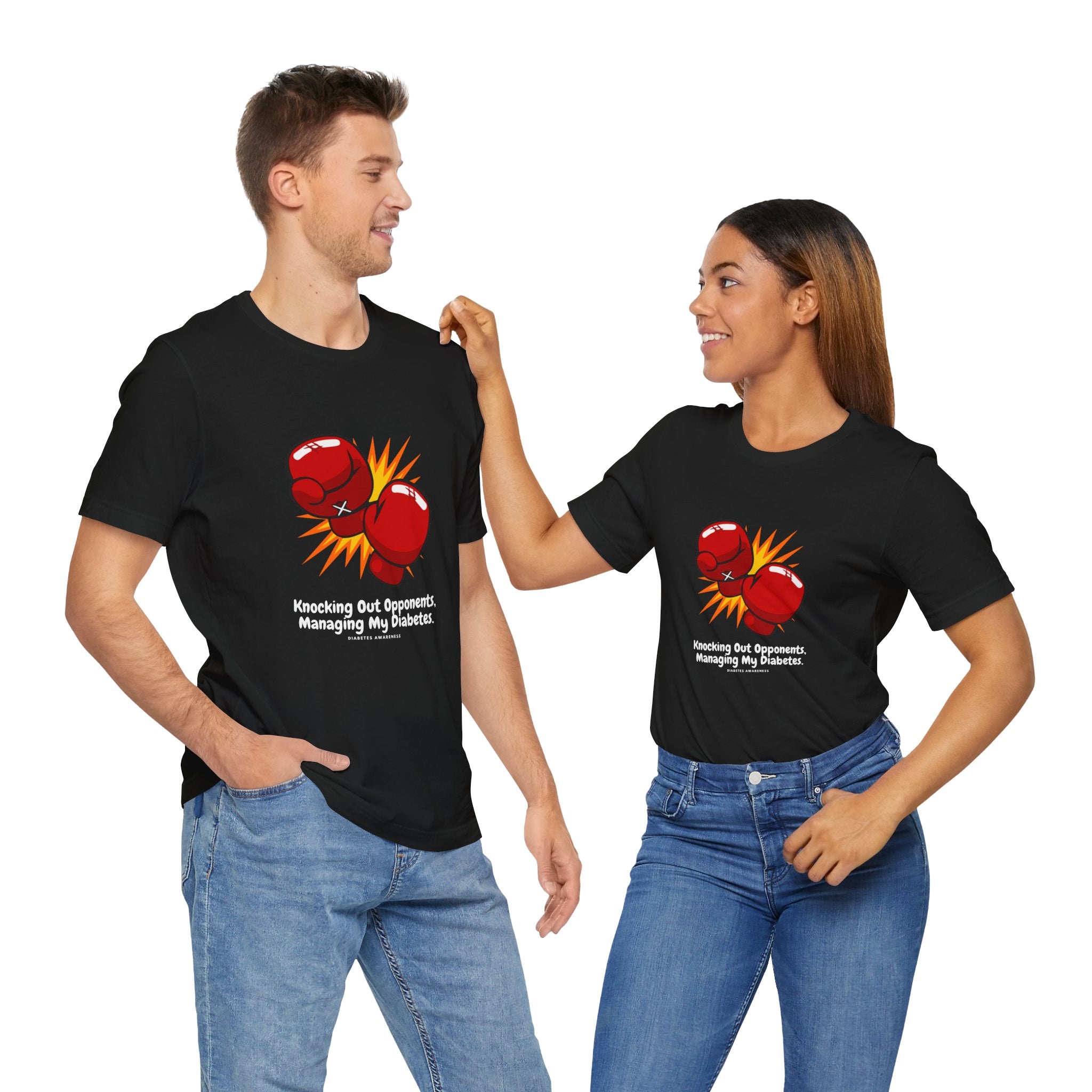 Diabetes & Boxing - Unisex Tee The Diabuddies Store T-Shirts $22.50