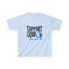 The Diabuddies Store Diabetes Support Squad - Kids Tee Diabetes Support Squad - Kids Tee: Unite against diabetes with the Diabetes Support Squad Kids' Tee! This super-soft t-shirt is perfect for little heroes showing their support for a loved one with typ