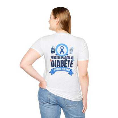 Sensibilisation au Diabète - Ensemble, plus fort T-Shirt