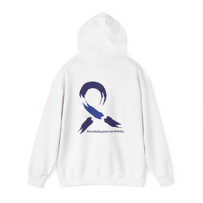 The Diabuddies Store Diabetes Awareness Blue Ribbon (French) Unisex Hoodie Diabetes Awareness Blue Ribbon (French) Unisex Hoodie: Wear your support, share your story. Unisex hoodie to raise vital diabetes awareness & show solidarity Hoodies $32.41