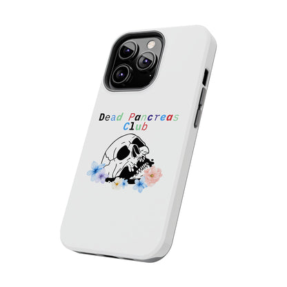 Skull & Flowers Dead Pancreas Club - Phone Case The Diabuddies Store Mobile Phone Cases $18.23