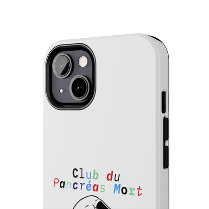 Skull & Flowers, Dead Pancreas Club (French) - Phone Cases The Diabuddies Store Mobile Phone Cases $18.23