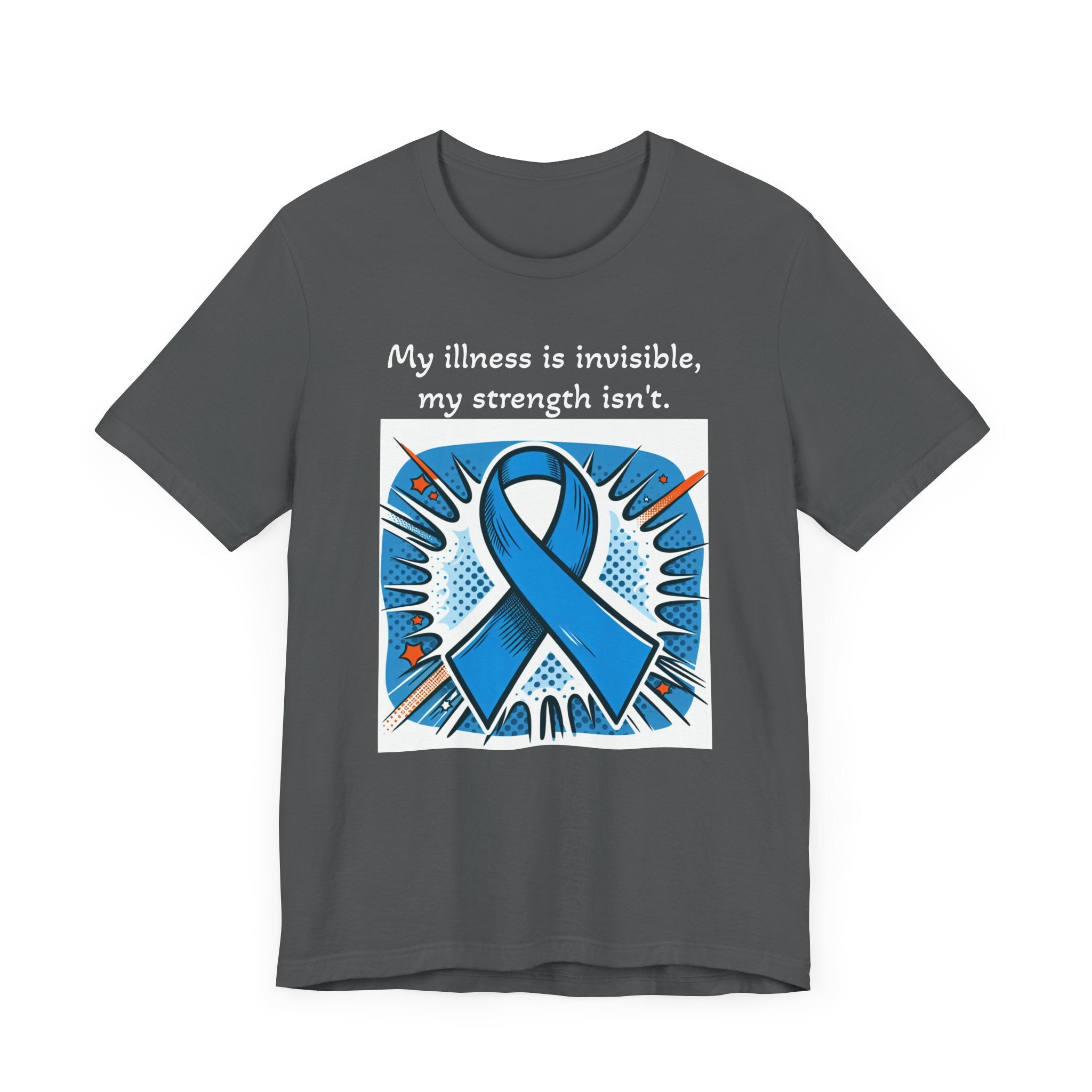 Invisible Illness, but visible Strength - Unisex Tee The Diabuddies Store T-Shirts $22.50