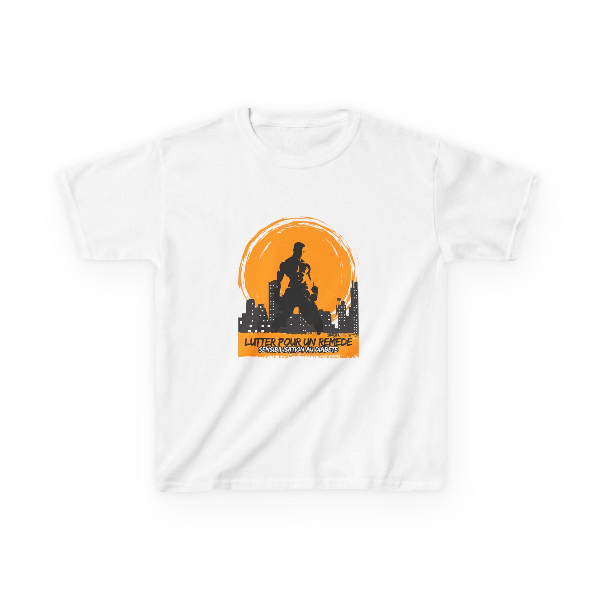 The Diabuddies Store Fighting for a Cure (French) - Kids Tee Fighting for a Cure (French) - Kids Tee: This soft, comfy tee is for the little fighter in your life. Featuring the phrase "Lutter pour un remède" (Fighting for a Cure) in French, it's a powerfu