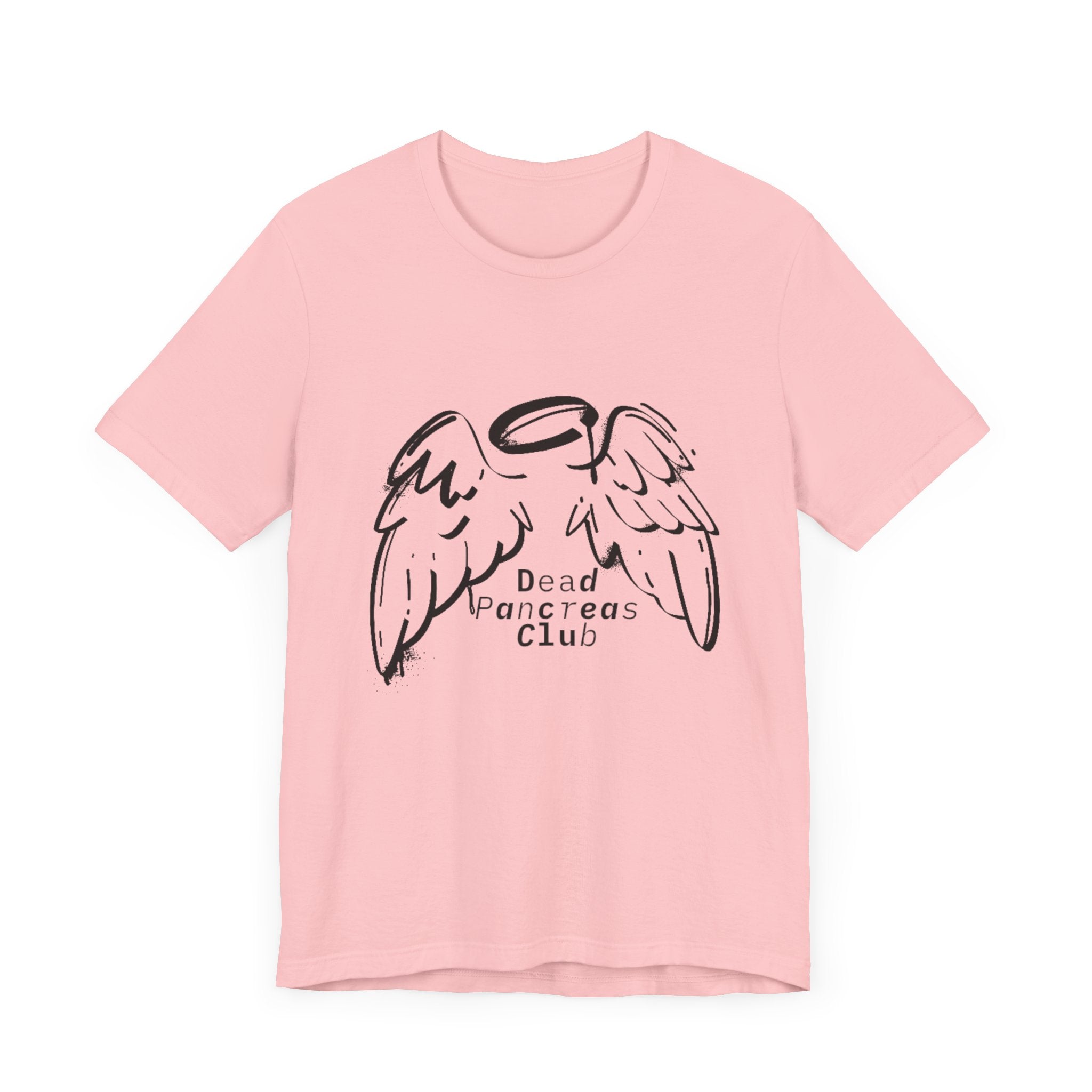 Dead Pancreas Club (Angel wings) - Unisex Tee The Diabuddies Store T-Shirts $24.25