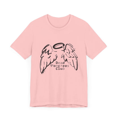The Diabuddies Store Dead Pancreas Club (Angel Wings) Bundle You are an angel in this fight. Embrace your journey with the "Dead Pancreas Club" T-shirt and Cap bundle, featuring a powerful angel wings design. This isn't just a statement—it's a symbol of s