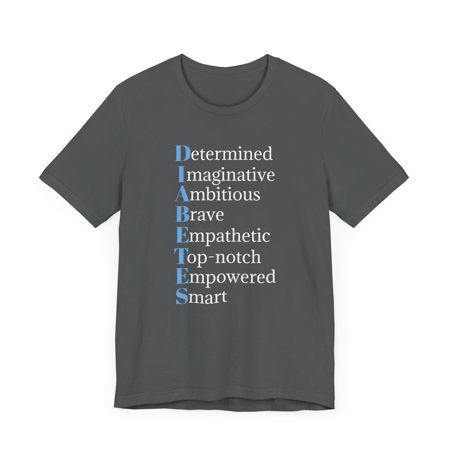 Diabetes: Qualities/Inspiring - Unisex Tee The Diabuddies Store T-Shirts $22.50