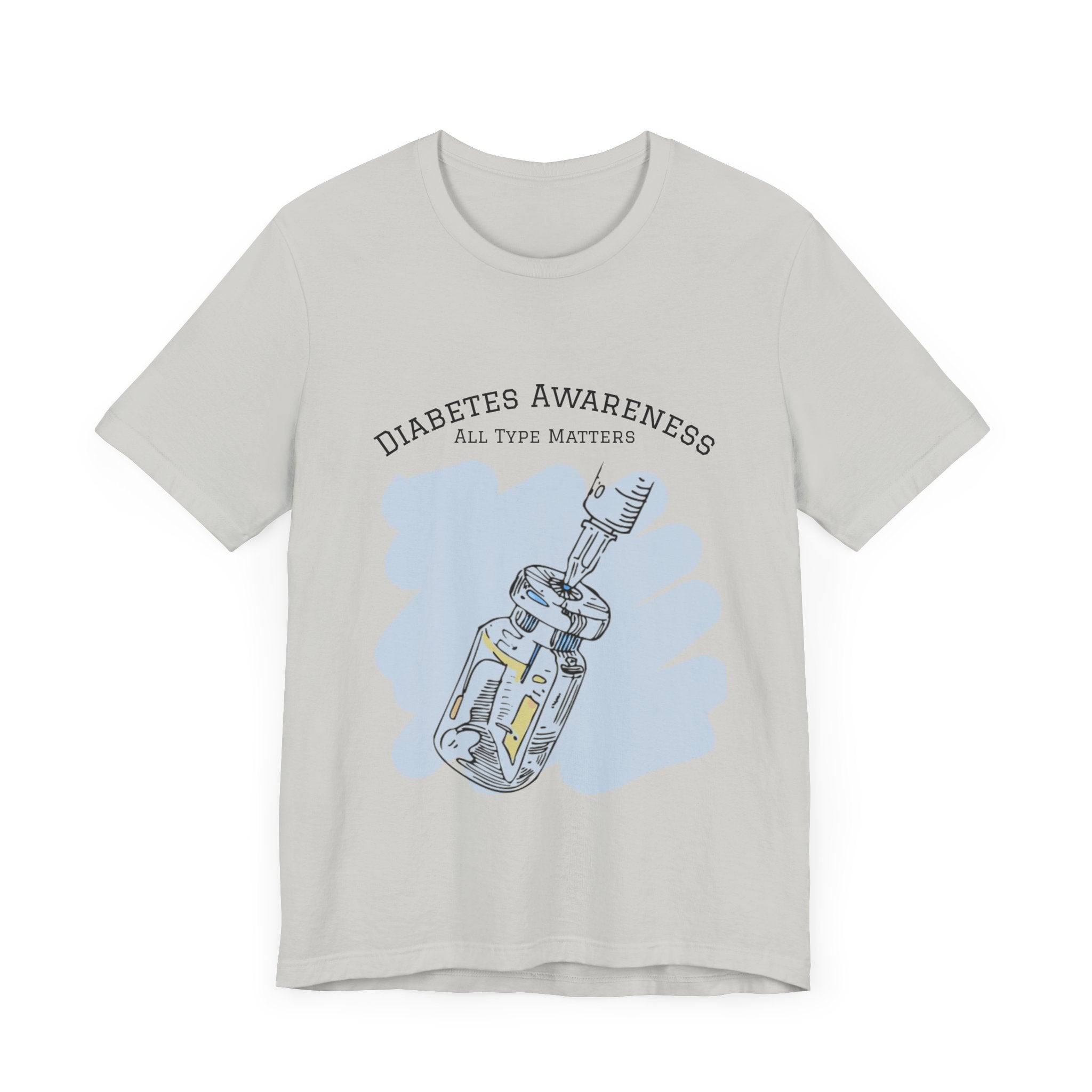 The Diabuddies Store Diabetes: All Type Matters - Unisex Tee Diabetes: All Type Matters - Unisex Tee: A powerful statement! This tee declares "All Type Matters," promoting unity and awareness for every person living with diabetes. T-Shirts $24.73