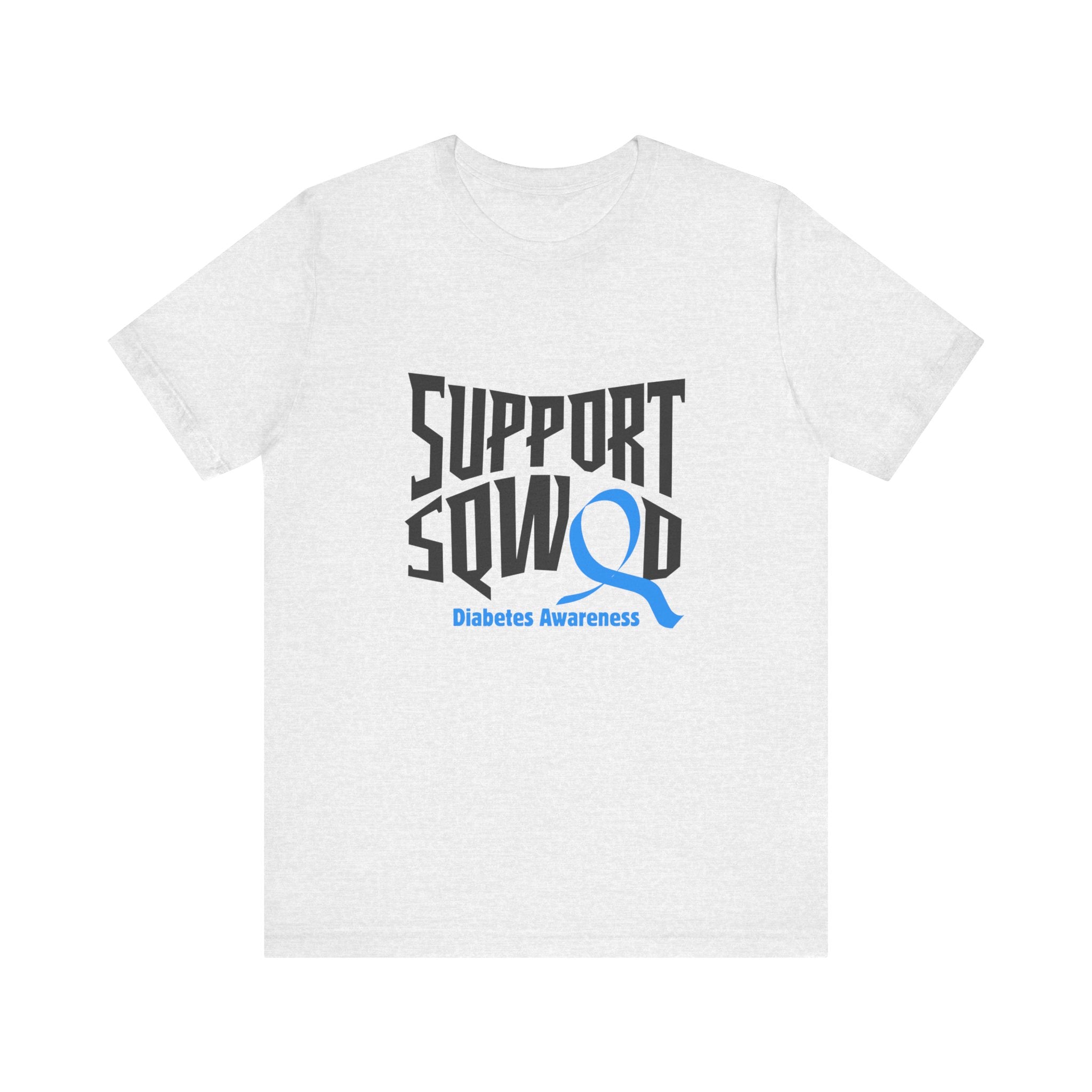 The Diabuddies Store T1D Support Squad - Unisex Tee T1D Support Squad - Unisex Tee: Join the T1D Support Squad! A soft, comfy tee for anyone showing love and solidarity for the T1D warrior in their life. T-Shirt Awareness clothing,Casual Wear,Diabetes,Dia