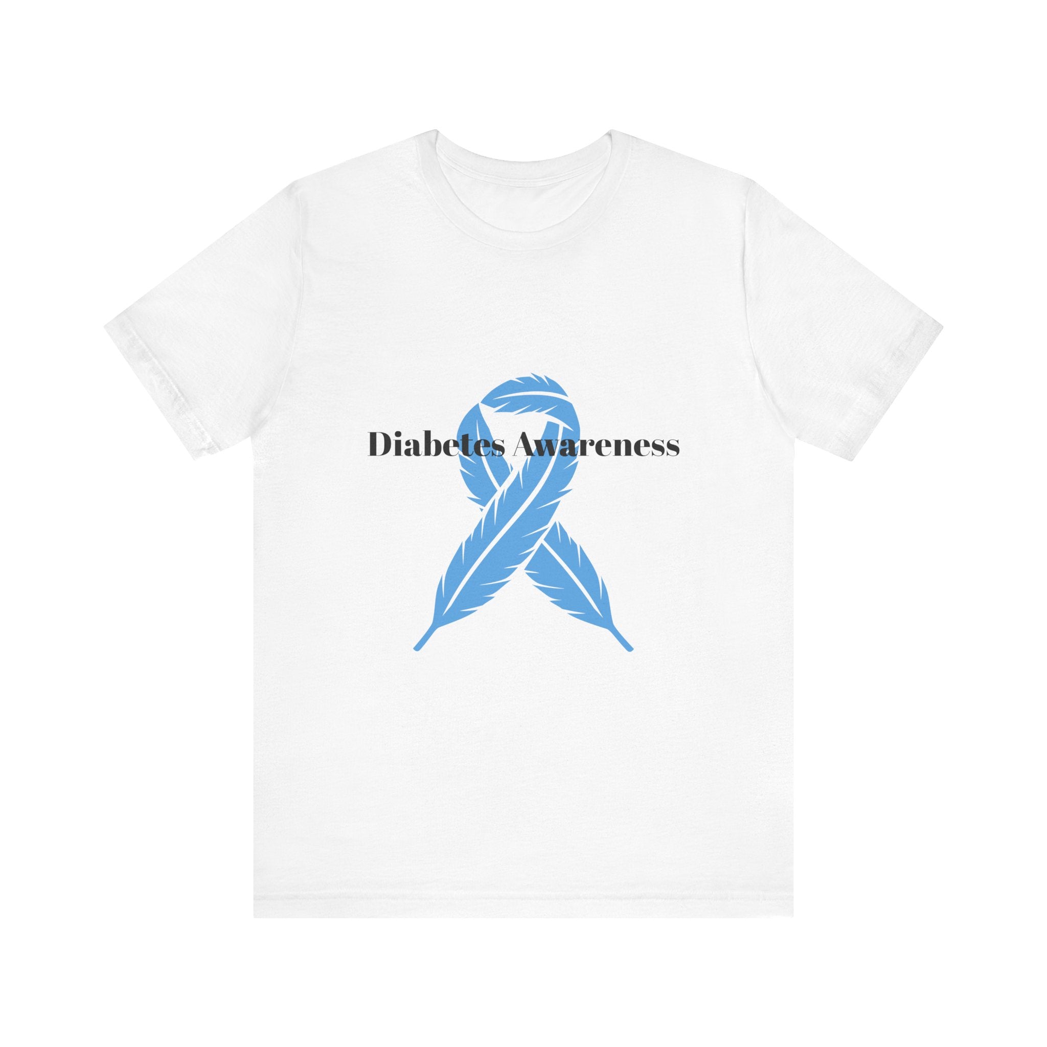 Feather, Blue Ribbon - Unisex Tee The Diabuddies Store T-Shirts $22.38