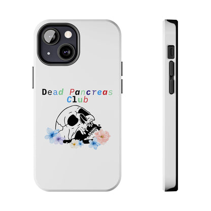 Skull & Flowers Dead Pancreas Club - Phone Case The Diabuddies Store Mobile Phone Cases $18.23