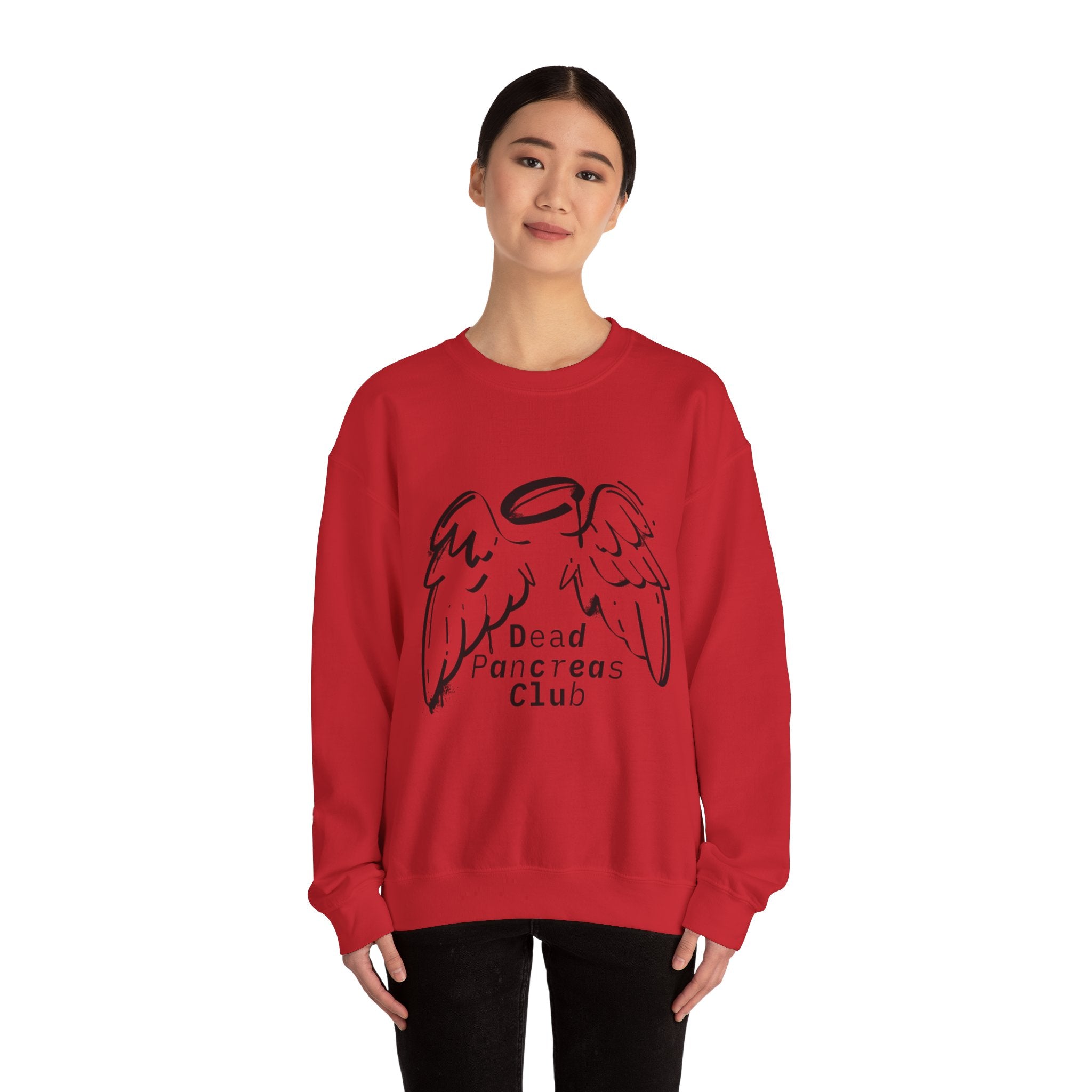 Angel Wings, Dead Pancreas Club - Unisex Sweatshirt The Diabuddies Store Sweatshirts $32.00