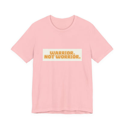 The Diabuddies Store Warrior. Not Worrior. - Unisex Tee Warrior. Not Worrior. - Unisex Tee: For those who face challenges head-on & spell "warrior" right. A clear statement of strength, resilience & sharp detail. T-Shirts $30.27