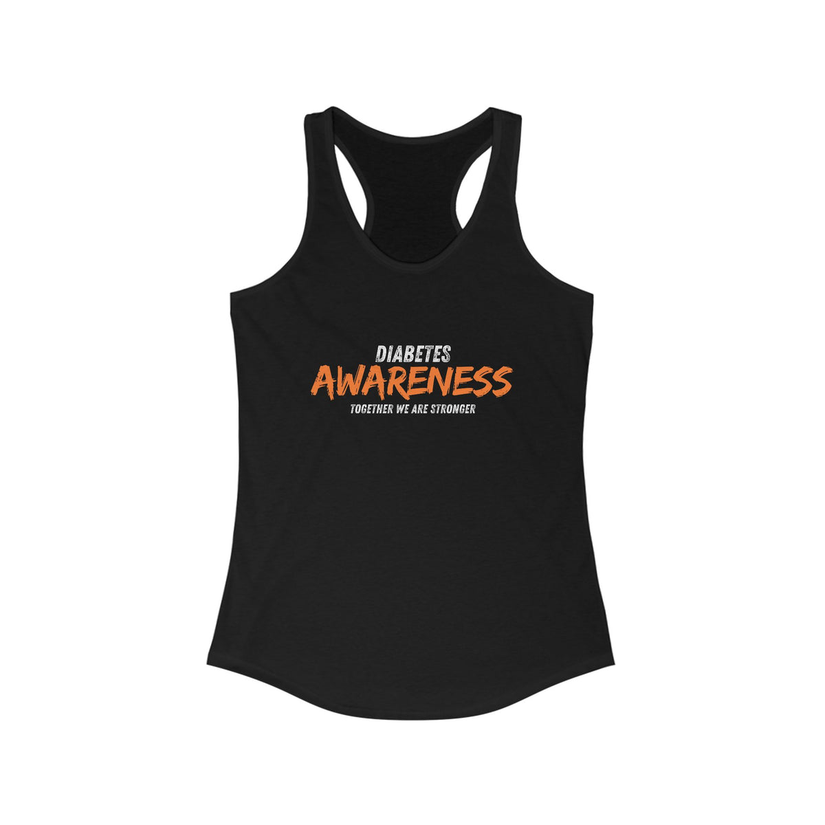 Stronger Together - Racerback Tank The Diabuddies Store Tank Tops $19.96