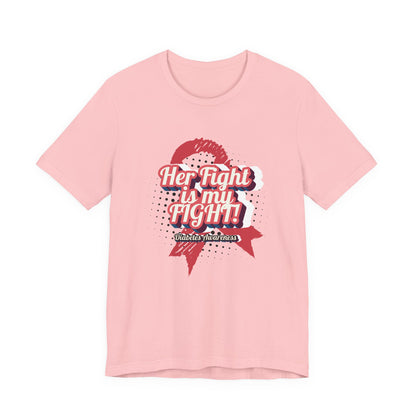 Her Fight is my Fight! (Pink) - Unisex Tee The Diabuddies Store T-Shirts $30.27