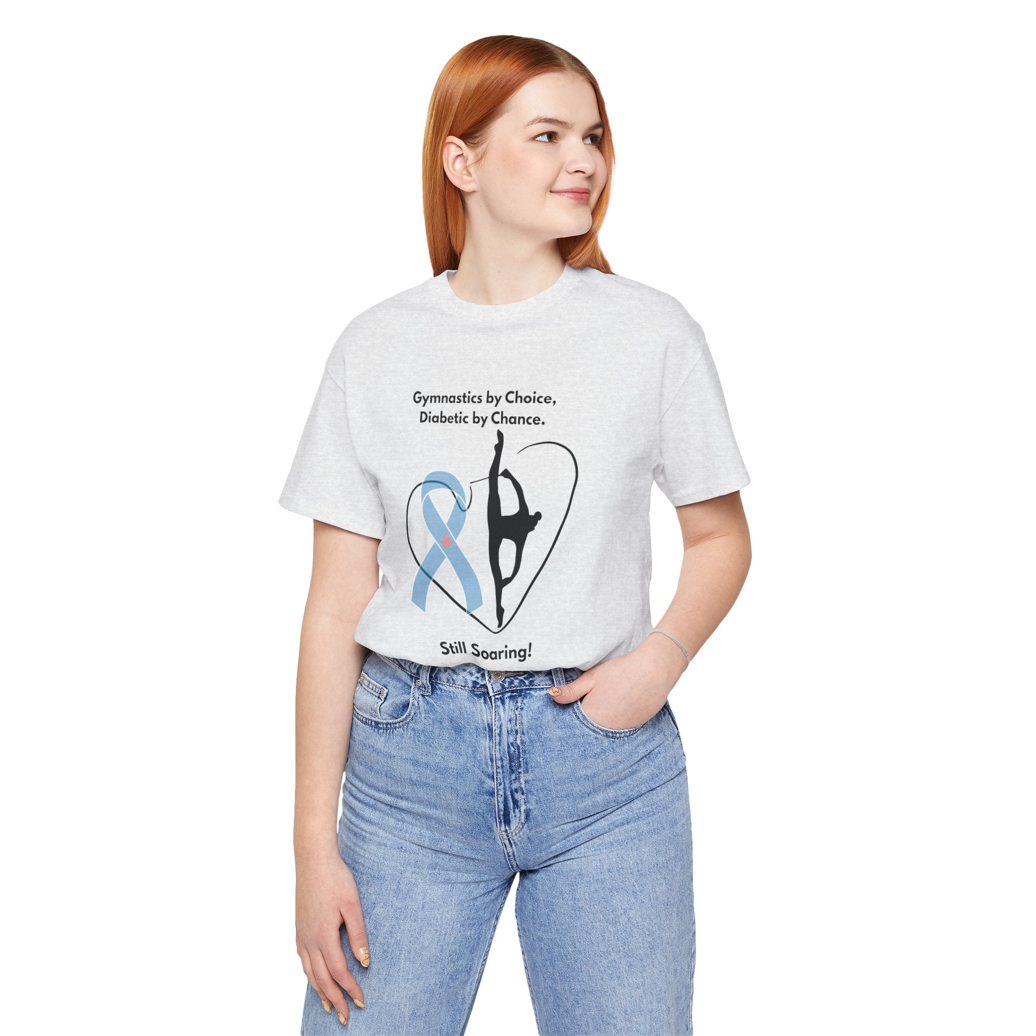The Diabuddies Store Diabetes & Gymnastics - Unisex Tee Diabetes & Gymnastics - Unisex Tee: Defy expectations and tumble forward! This comfortable racerback tank is designed for the resilient gymnast who manages diabetes with grace and strength. Show the