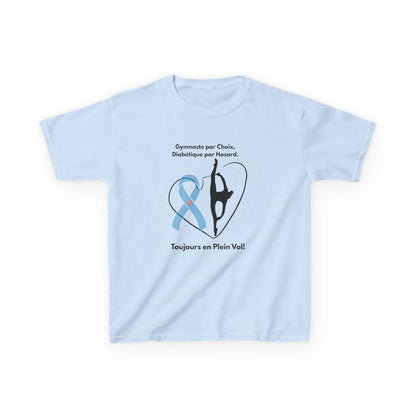 The Diabuddies Store Diabetes and Gymnastics (French) - Kids Tee Show off their passion and strength with the Diabetes and Gymnastics (French) - Kids Tee. This comfortable cotton shirt celebrates the perfect balance of managing diabetes and excelling at g