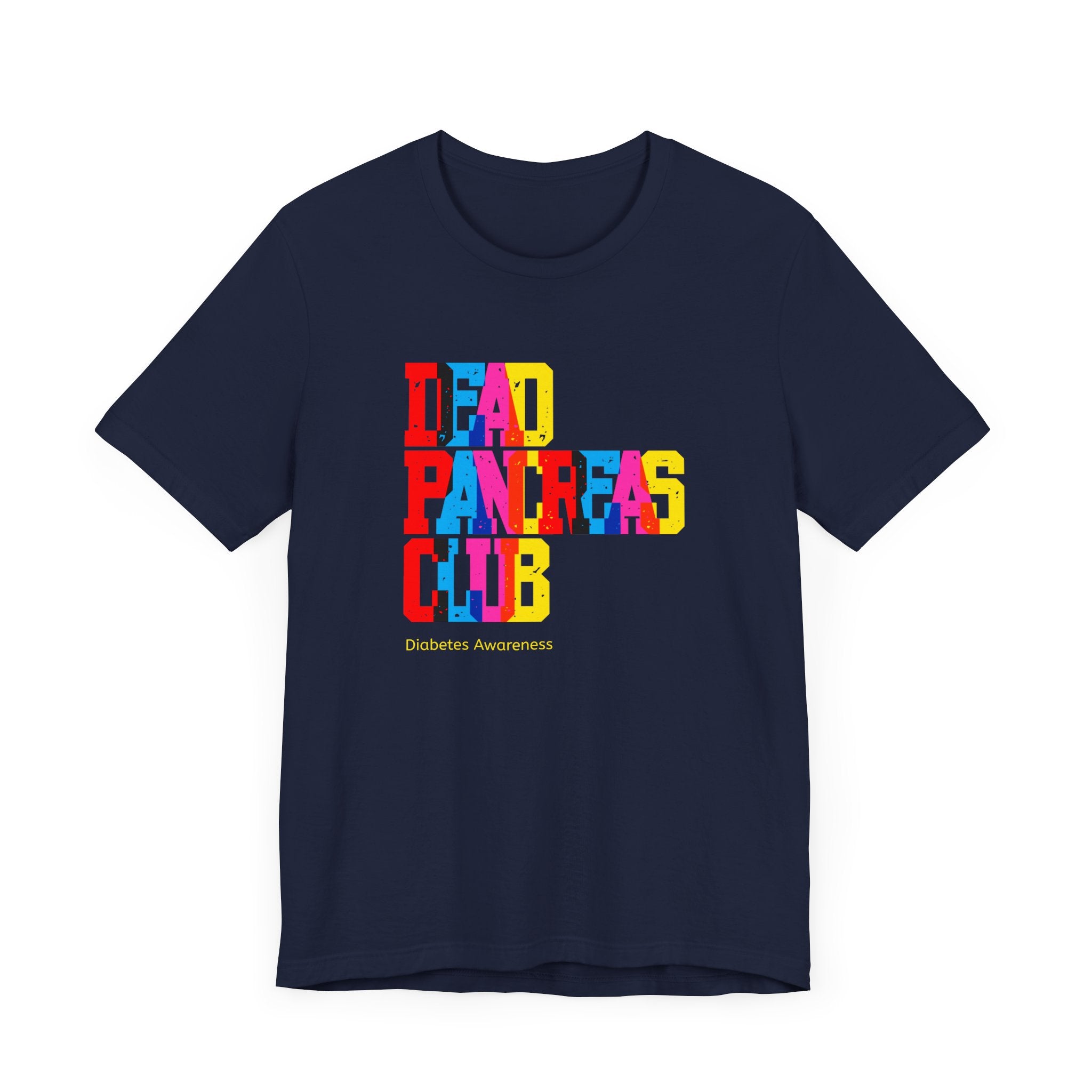 Colorful Dead Pancreas Club - Unisex Tee The Diabuddies Store T-Shirts $22.50