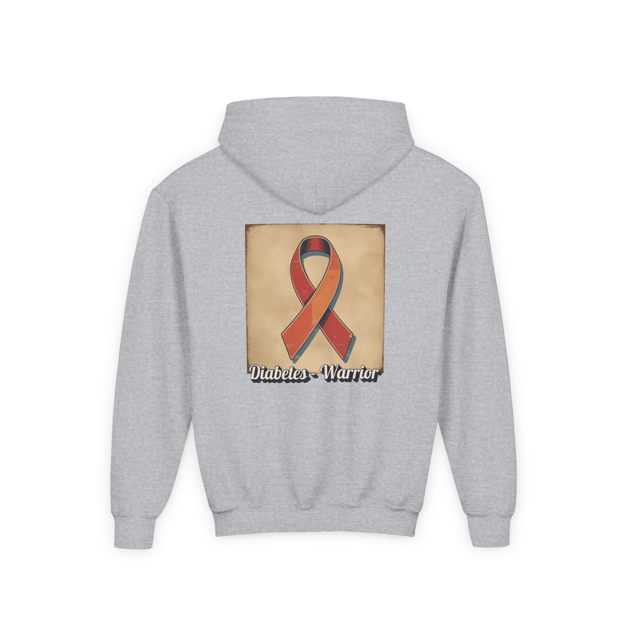 Diabetes Warrior, Retro Look - Youth Hoodie