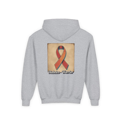Diabetes Warrior, Retro Look - Youth Hoodie