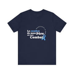 My Dad's Fight is my Fight (French) - Unisex Tee The Diabuddies Store T-Shirts $22.50