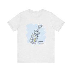 Insulin Vial Diabetes Awareness Unisex Tee The Diabuddies Store T-Shirts $22.50