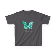 Green Butterfly & Flowers - Kids Tee The Diabuddies Store T-Shirts $19.22