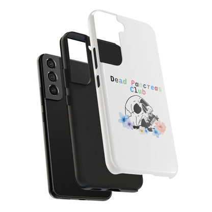 Skull & Flowers Dead Pancreas Club - Phone Case The Diabuddies Store Mobile Phone Cases $18.23