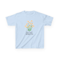 The Diabuddies Store Cultivating Hope, Defying Diabetes - Kids Tee Cultivating Hope, Defying Diabetes - Kids Tee: Wear your message of strength! This tee is a powerful statement of resilience and optimism for kids. T-Shirts $19.22